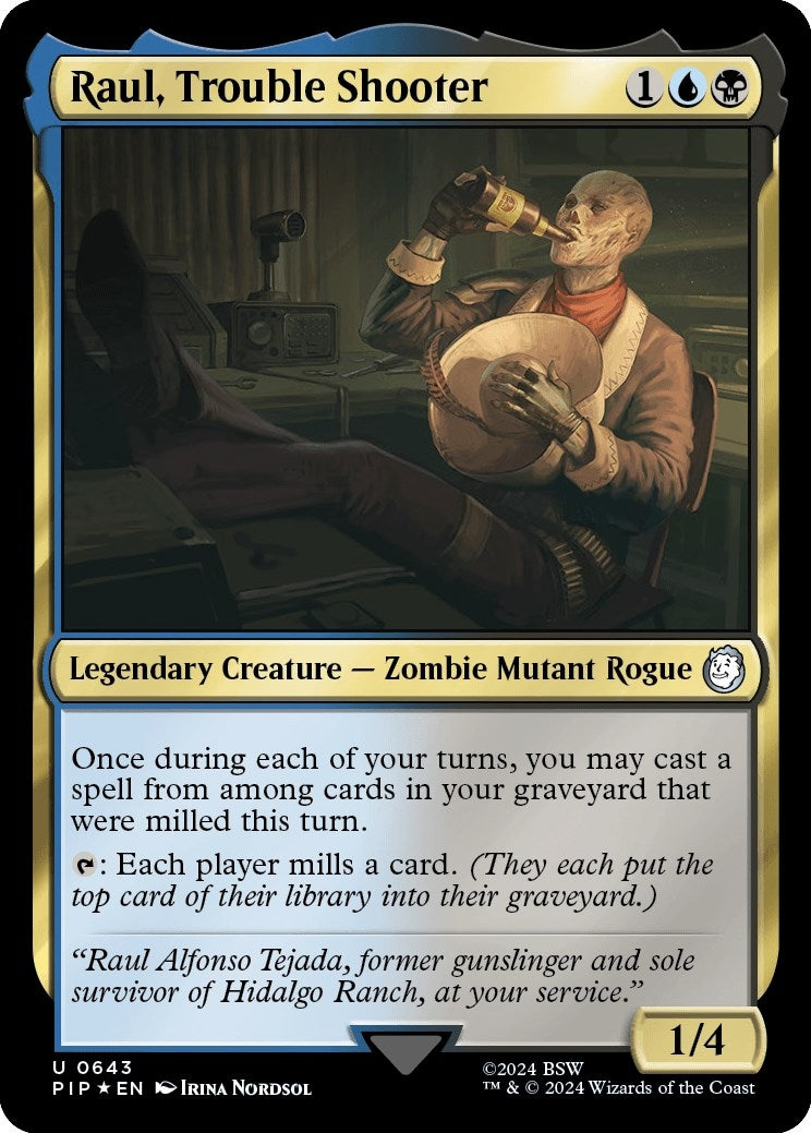 Image for Raul, Trouble Shooter (Surge Foil) (643) (PIP) - Magic: The Gathering