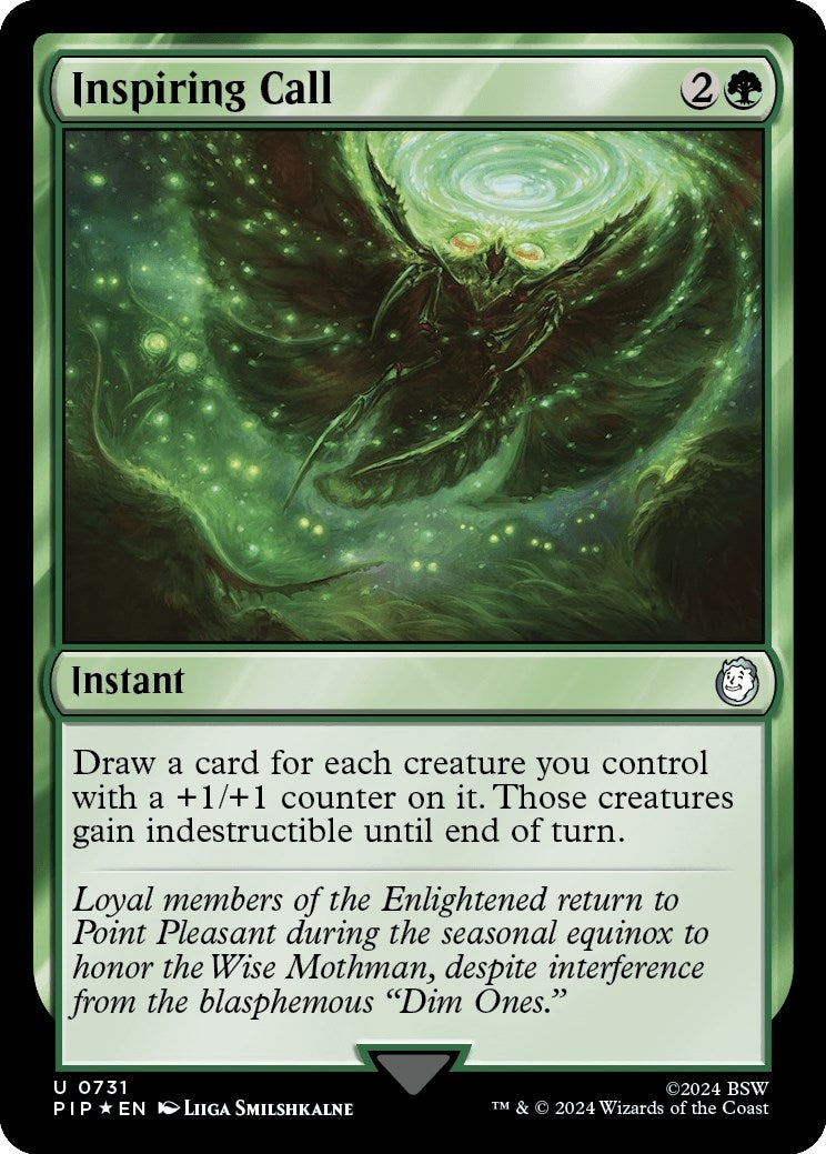 Image for Inspiring Call (Surge Foil) (731) (PIP) - Magic: The Gathering