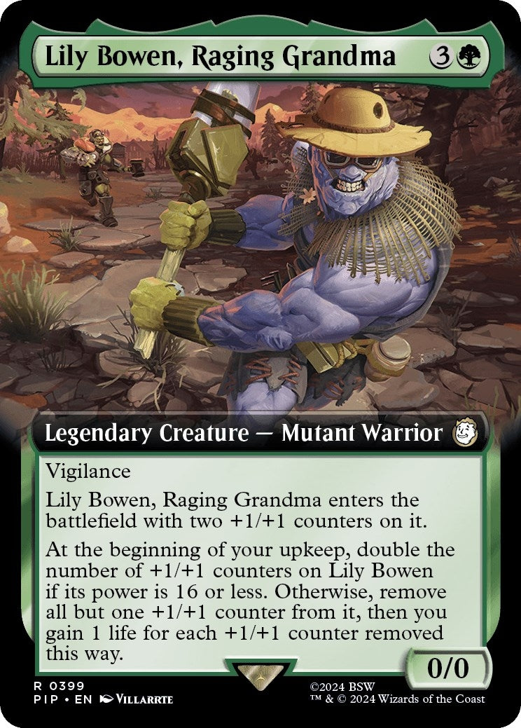 Image for Lily Bowen, Raging Grandma (Extended Art) (399) (PIP) - Magic: The Gathering
