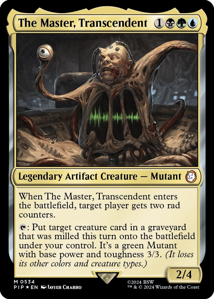 Image for The Master, Transcendent (Surge Foil) (534) (PIP) - Magic: The Gathering