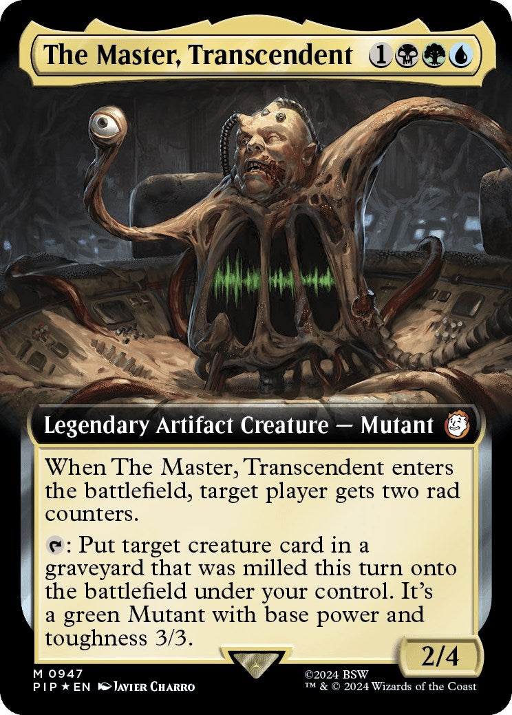 Image for The Master, Transcendent (Extended Art) (Surge Foil) (947) (PIP) - Magic: The Gathering