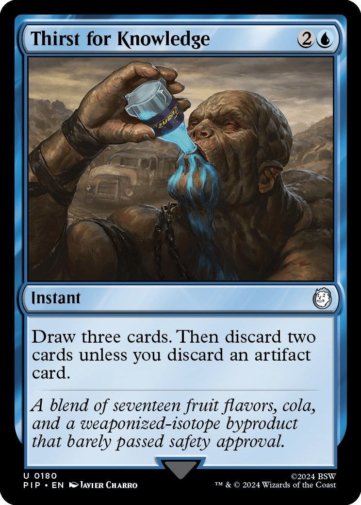 Image for Thirst for Knowledge (180) (PIP) - Magic: The Gathering