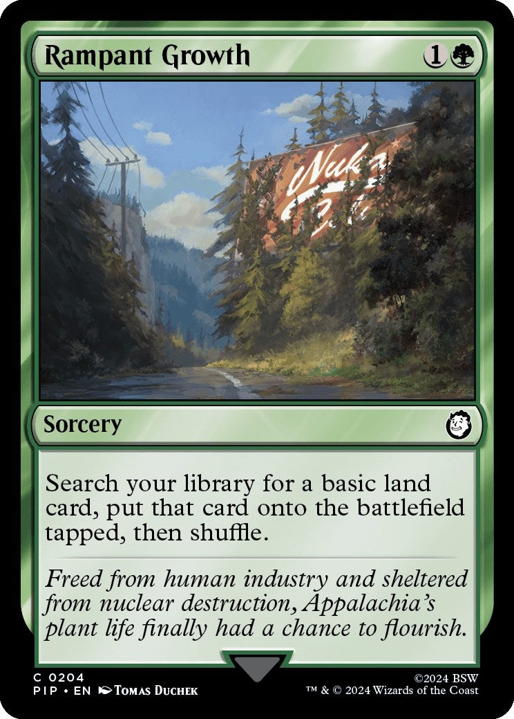 Image for Rampant Growth (204) (PIP) - Magic: The Gathering