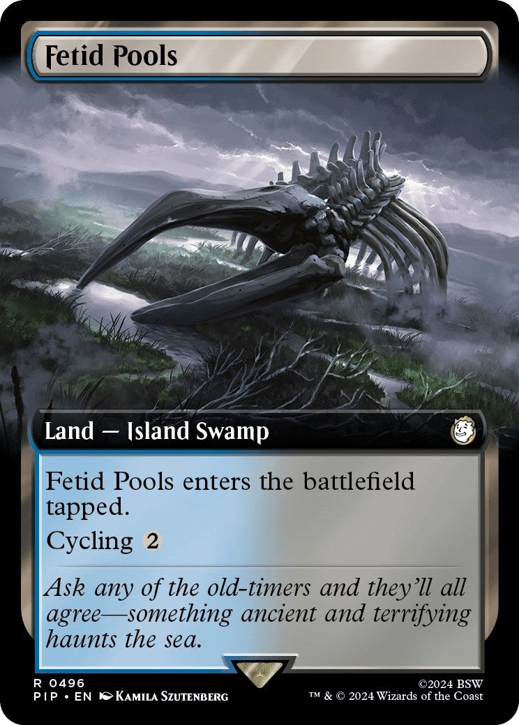 Image for Fetid Pools (Extended Art) (496) (PIP) - Magic: The Gathering