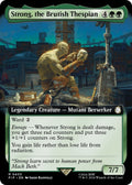 Image for Strong, the Brutish Thespian (Extended Art) (403) (PIP) - Magic: The Gathering