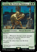 Image for Strong, the Brutish Thespian (Surge Foil) (612) (PIP) - Magic: The Gathering