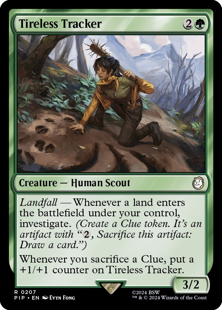 Image for Tireless Tracker (207) (PIP) - Magic: The Gathering