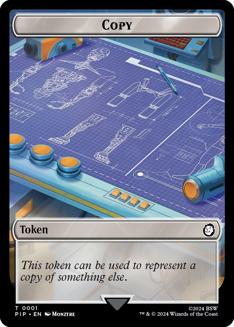 Image for Copy // Junk Double-Sided Token (1 // 15) (PIP) - Magic: The Gathering