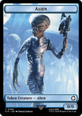 Image for Alien // Clue Double-Sided Token (6 // 11) (PIP) - Magic: The Gathering