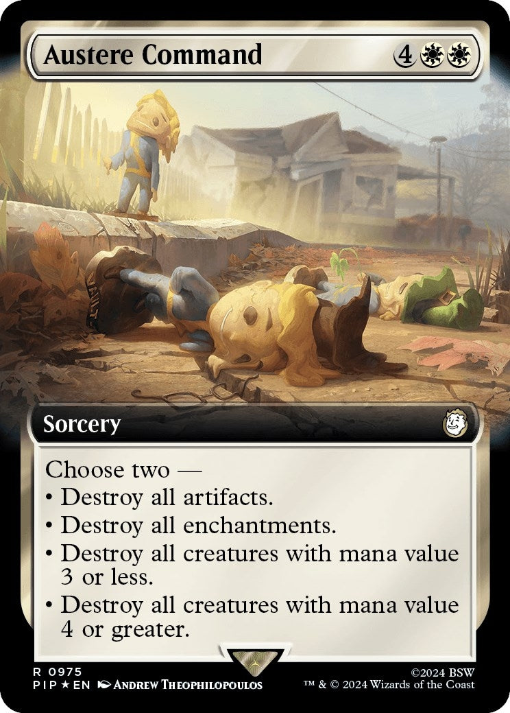 Image for Austere Command (Extended Art) (Surge Foil) (975) (PIP) - Magic: The Gathering