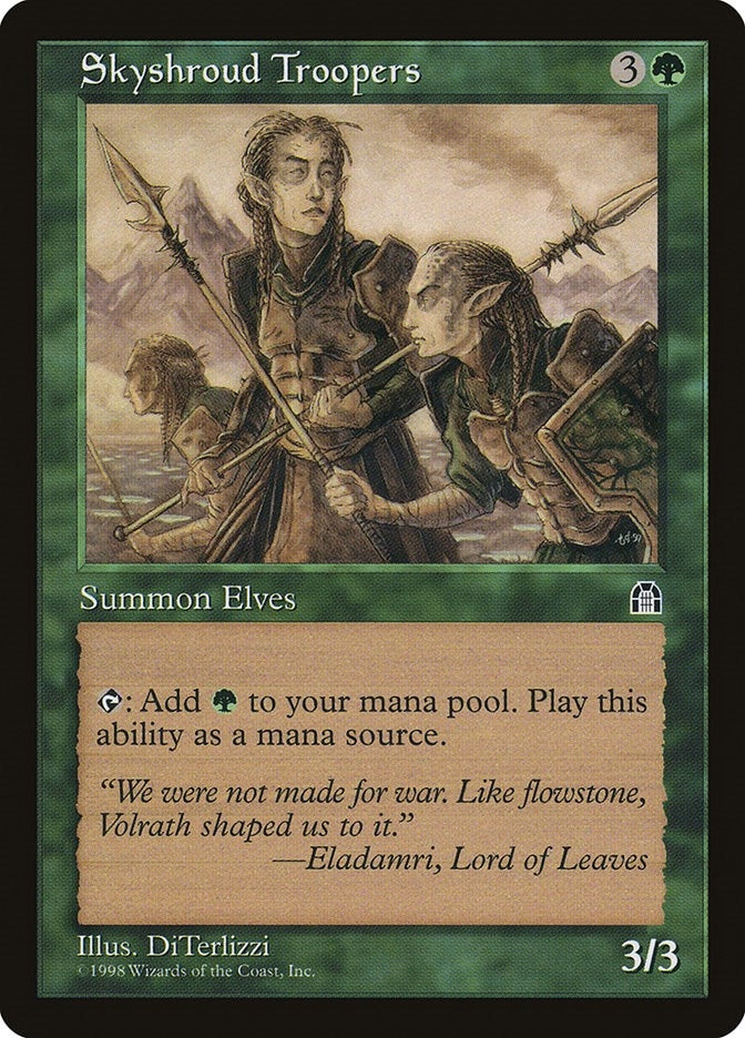 Image for Skyshroud Troopers (STH) - Magic: The Gathering