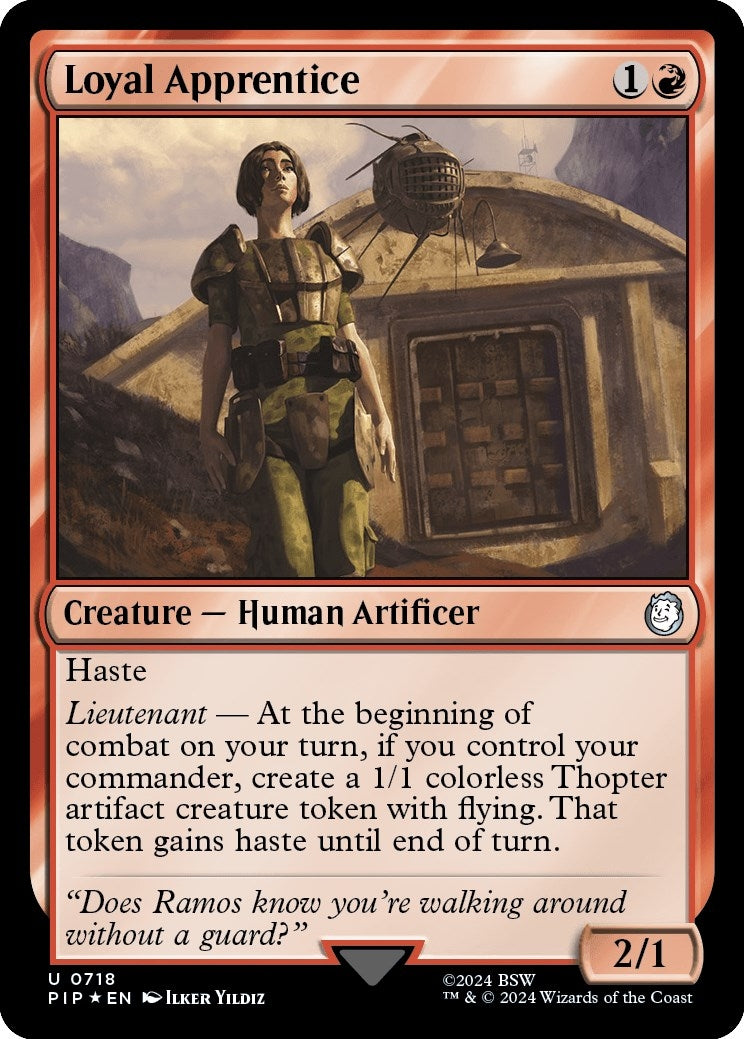 Image for Loyal Apprentice (Surge Foil) (718) (PIP) - Magic: The Gathering