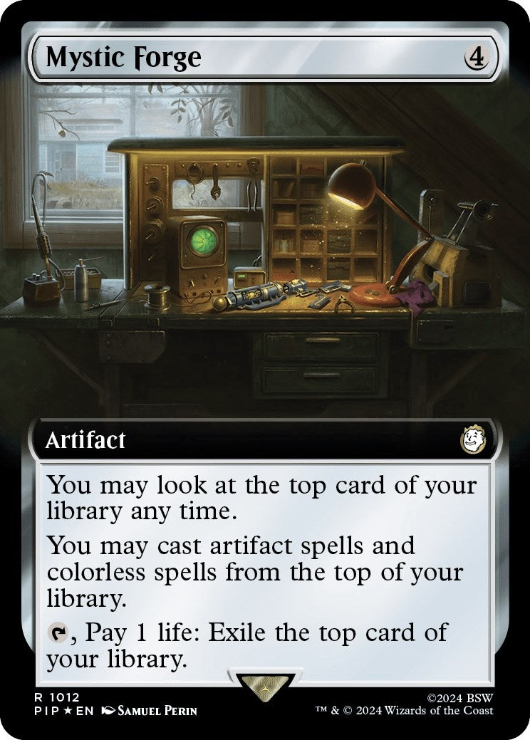 Image for Mystic Forge (Extended Art) (Surge Foil) (1012) (PIP) - Magic: The Gathering