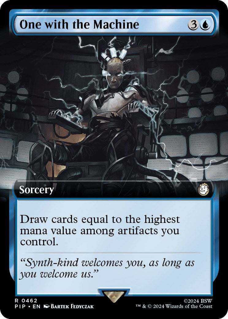 Image for One with the Machine (Extended Art) (462) (PIP) - Magic: The Gathering