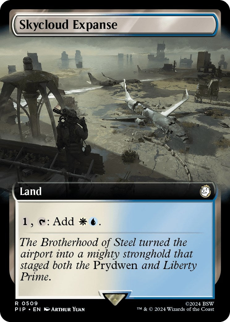 Image for Skycloud Expanse (Extended Art) (509) (PIP) - Magic: The Gathering