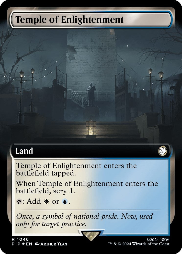 Image for Temple of Enlightenment (Extended Art) (Surge Foil) (1046) (PIP) - Magic: The Gathering