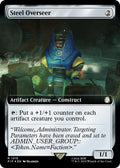Image for Steel Overseer (Extended Art) (Surge Foil) (1015) (PIP) - Magic: The Gathering