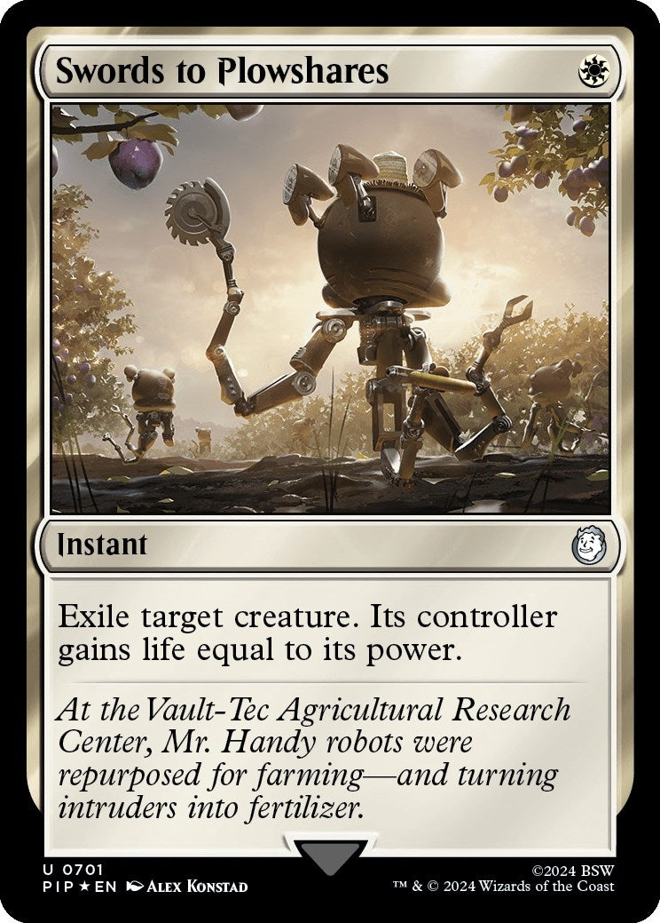 Image for Swords to Plowshares (Surge Foil) (701) (PIP) - Magic: The Gathering