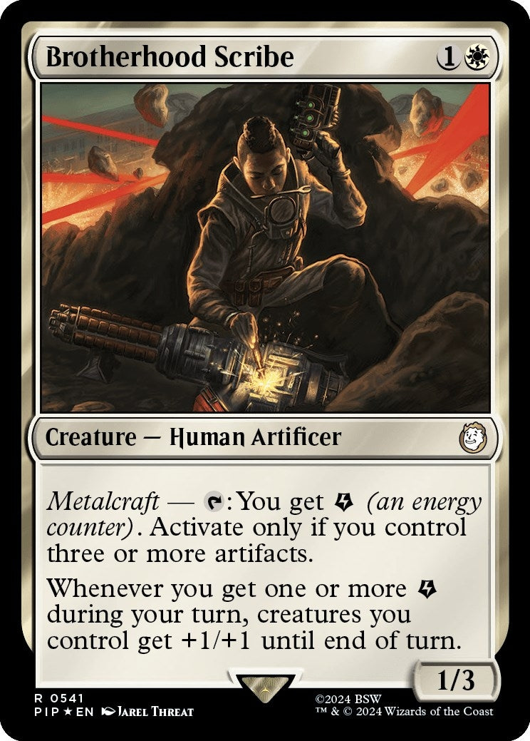 Image for Brotherhood Scribe (Surge Foil) (541) (PIP) - Magic: The Gathering