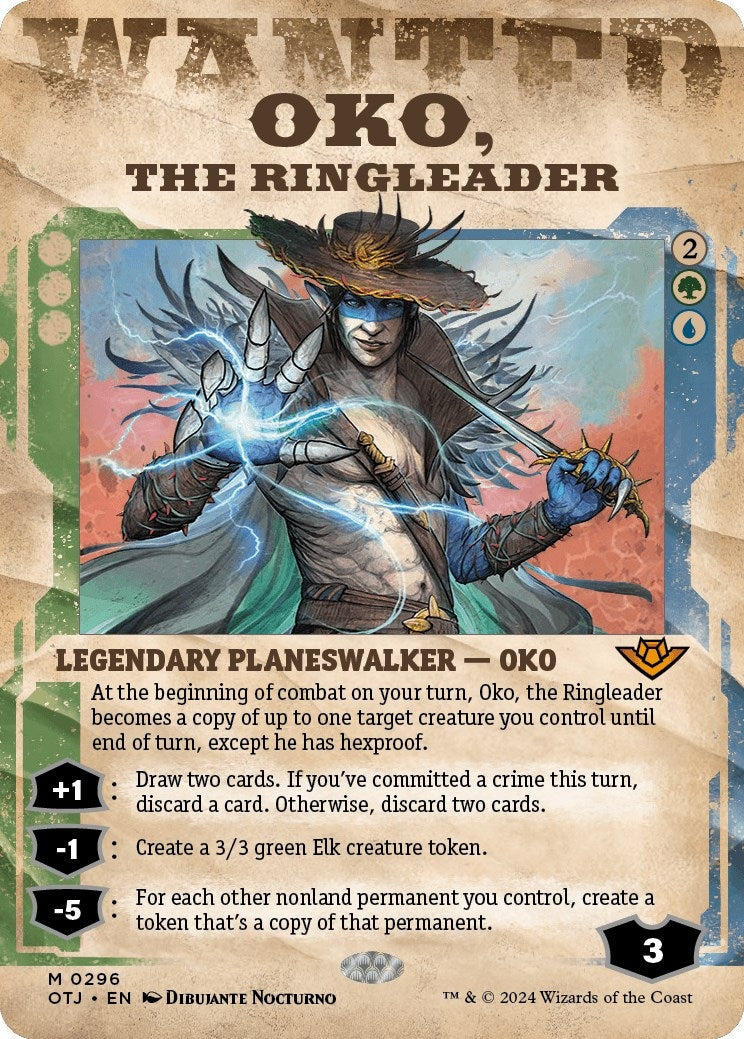 Image for Oko, the Ringleader (Showcase) (296) (OTJ) - Magic: The Gathering