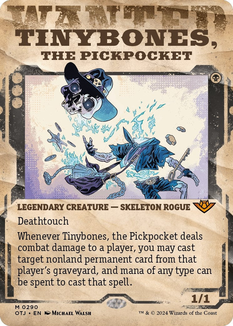 Image for Tinybones, the Pickpocket (Showcase) (290) (OTJ) - Magic: The Gathering