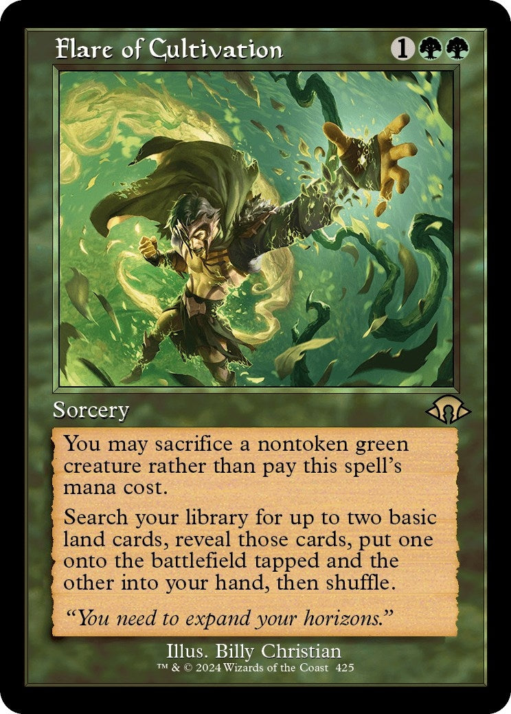 Image for Flare of Cultivation (Retro Frame) (425) (MH3) - Magic: The Gathering