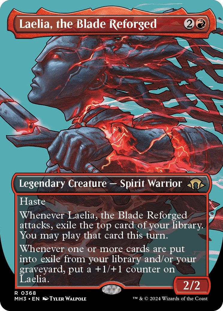Image for Laelia, the Blade Reforged (Borderless) (368) (MH3) - Magic: The Gathering