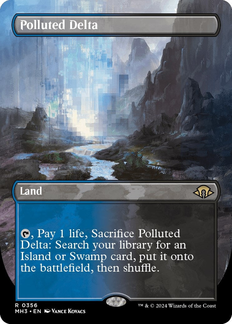 Image for Polluted Delta (Borderless) (356) (MH3) - Magic: The Gathering