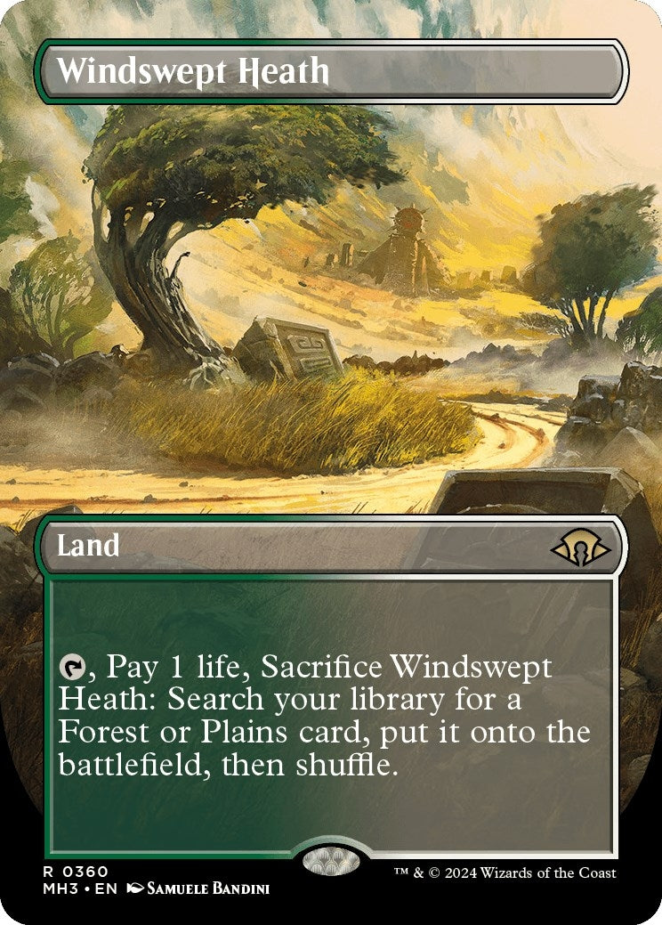 Image for Windswept Heath (Borderless) (360) (MH3) - Magic: The Gathering