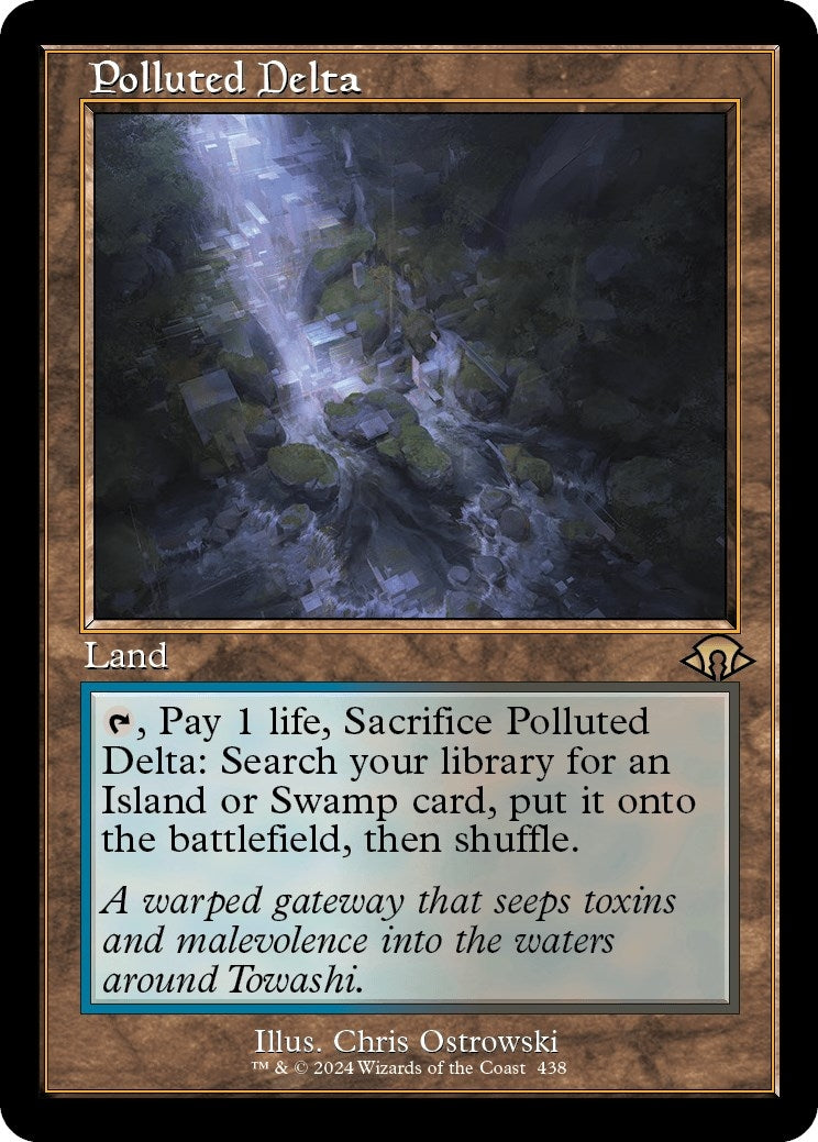 Image for Polluted Delta (Retro Frame) (438) (MH3) - Magic: The Gathering