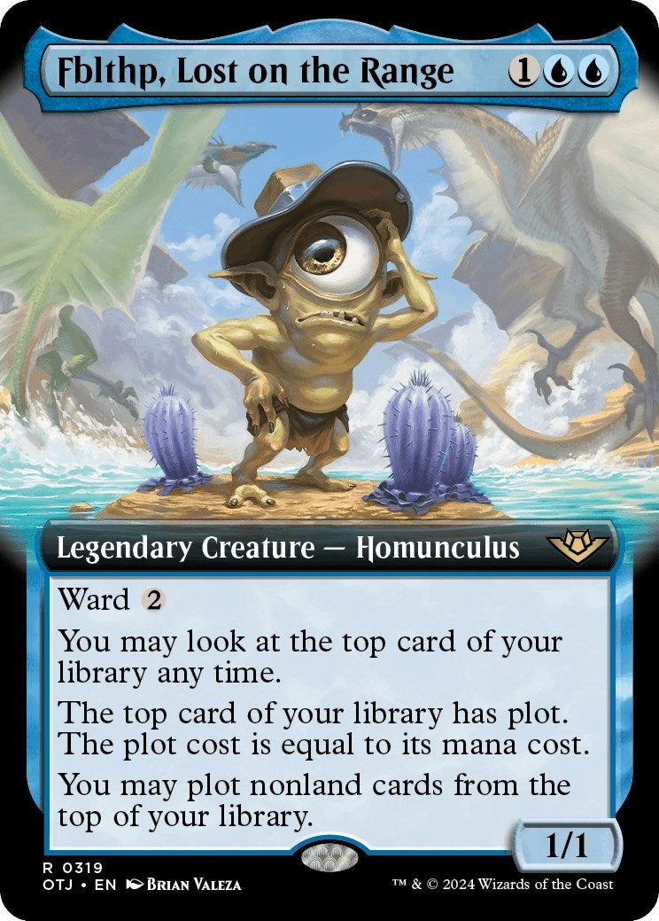 Image for Fblthp, Lost on the Range (Extended Art) (319) (OTJ) - Magic: The Gathering