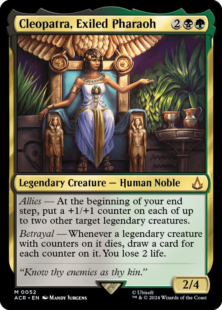 Image for Cleopatra, Exiled Pharaoh (52) (ACR) - Magic: The Gathering