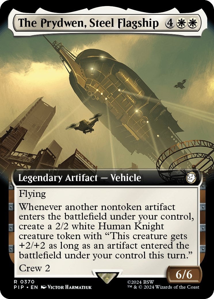 Image for The Prydwen, Steel Flagship (Extended Art) (370) (PIP) - Magic: The Gathering