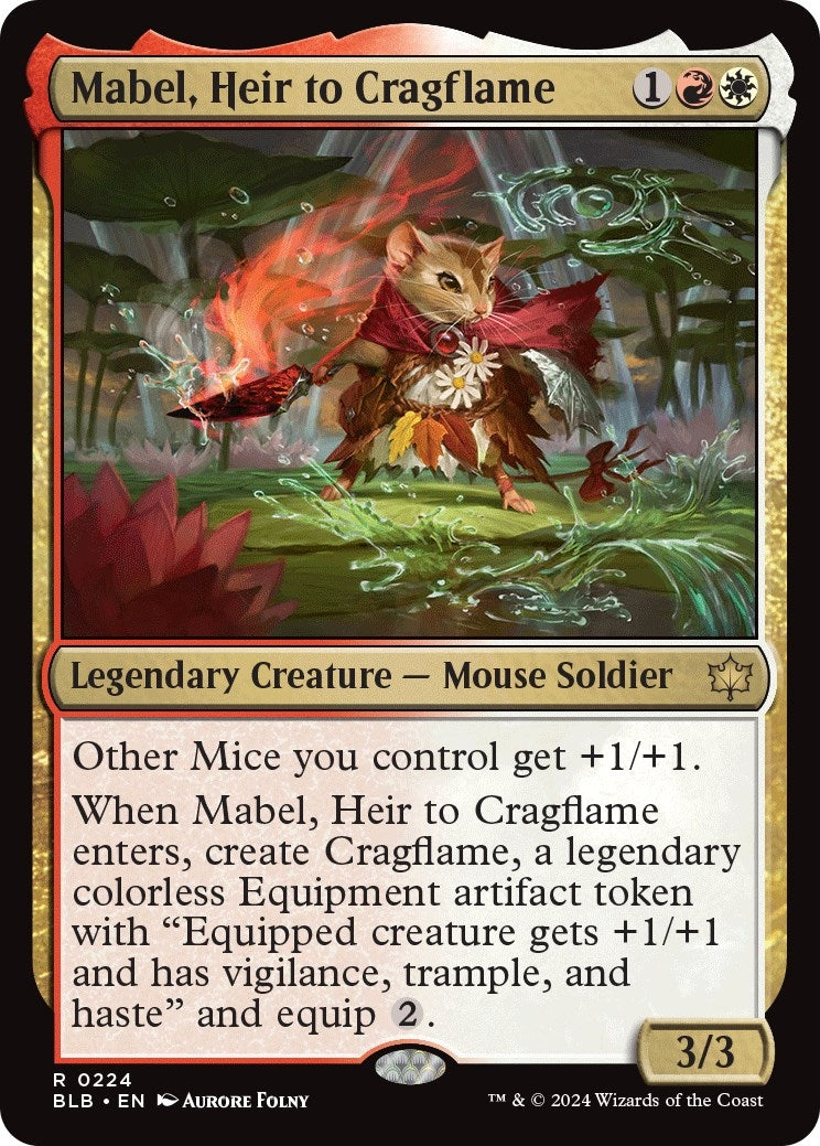 Image for Mabel, Heir to Cragflame (224) (BLB) - Magic: The Gathering