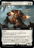 Image for Sentry Bot (Extended Art) (Surge Foil) (899) (PIP) - Magic: The Gathering