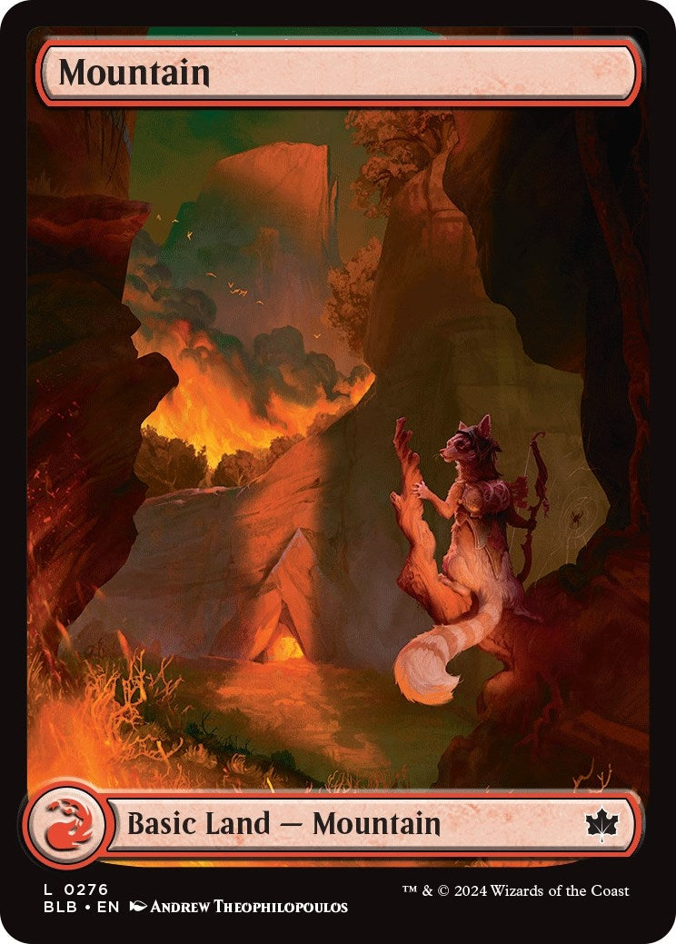 Image for Mountain (0276) (276) (BLB) - Magic: The Gathering