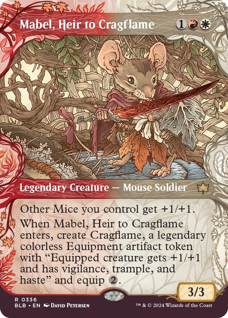 Image for Mabel, Heir to Cragflame (Showcase) (336) (BLB) - Magic: The Gathering