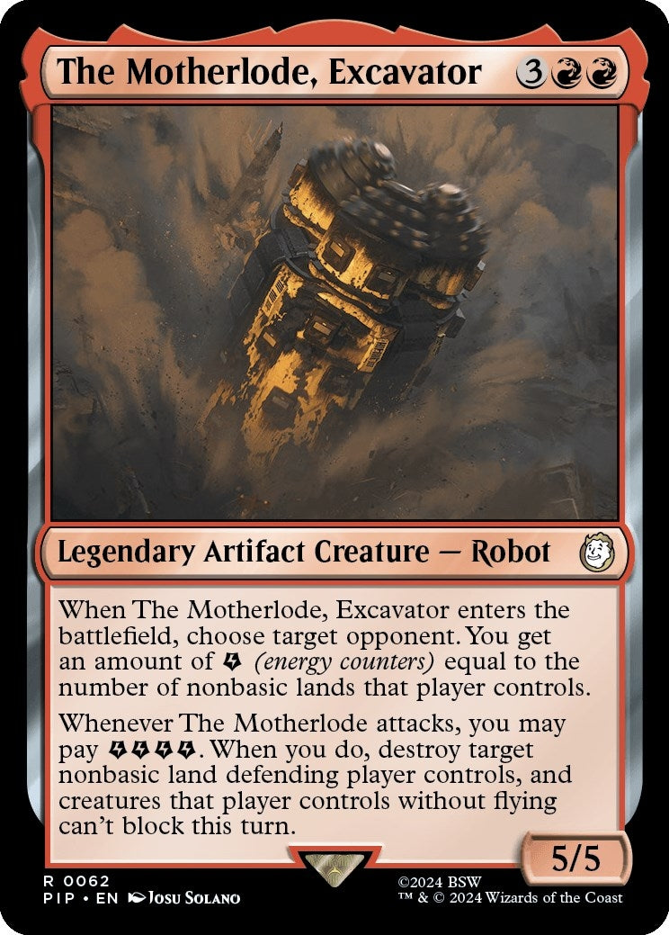 Image for The Motherlode, Excavator (62) (PIP) - Magic: The Gathering