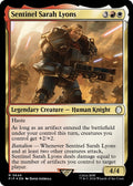 Image for Sentinel Sarah Lyons (Surge Foil) (646) (PIP) - Magic: The Gathering