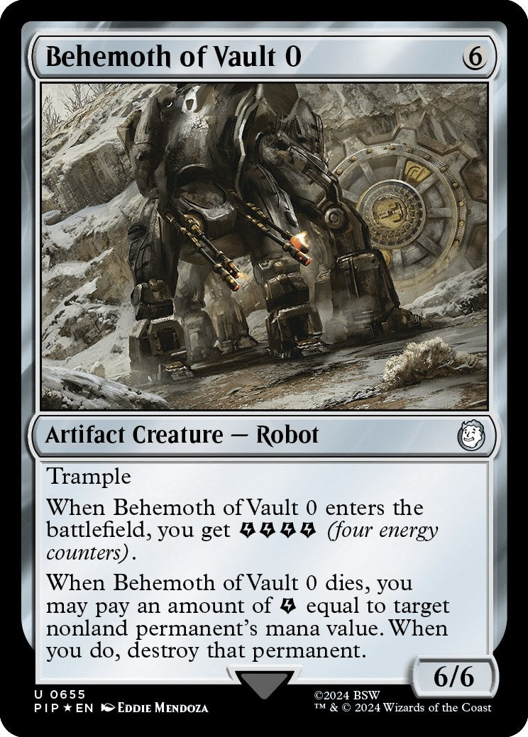 Image for Behemoth of Vault 0 (Surge Foil) (655) (PIP) - Magic: The Gathering