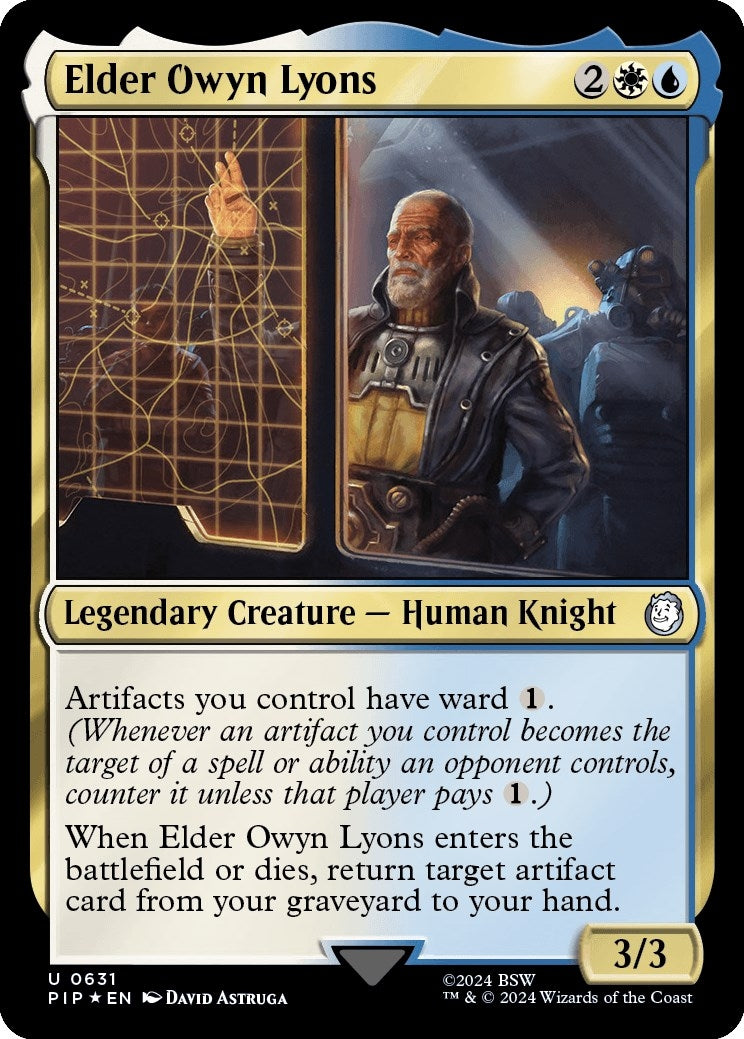 Image for Elder Owyn Lyons (Surge Foil) (631) (PIP) - Magic: The Gathering