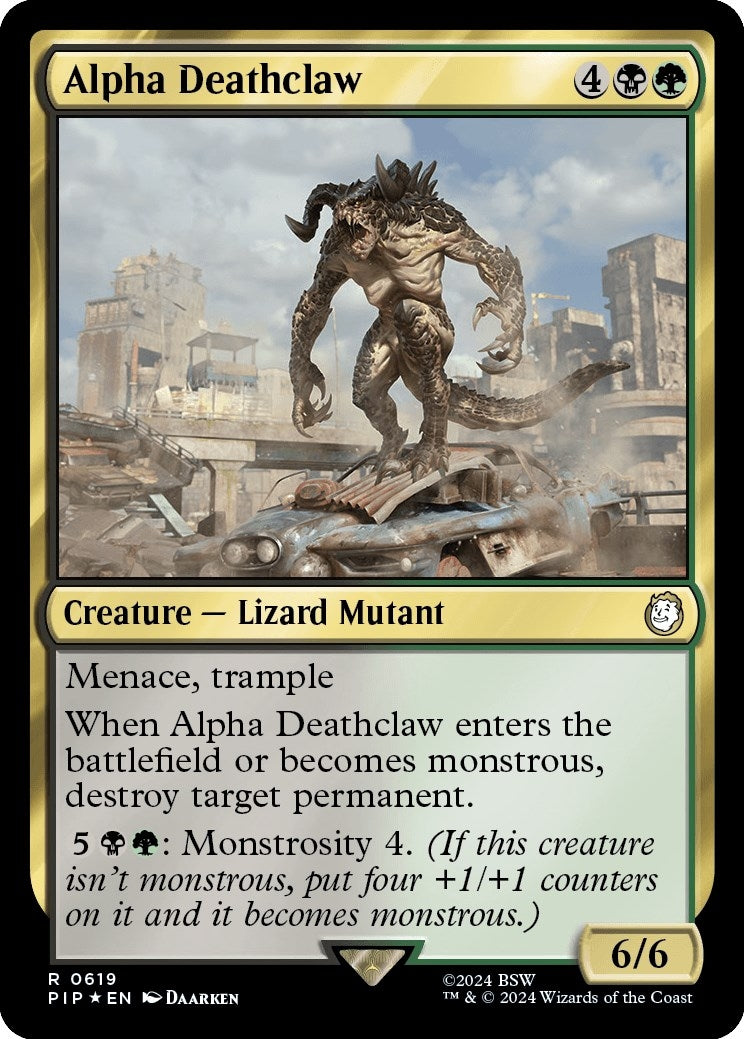 Image for Alpha Deathclaw (Surge Foil) (619) (PIP) - Magic: The Gathering
