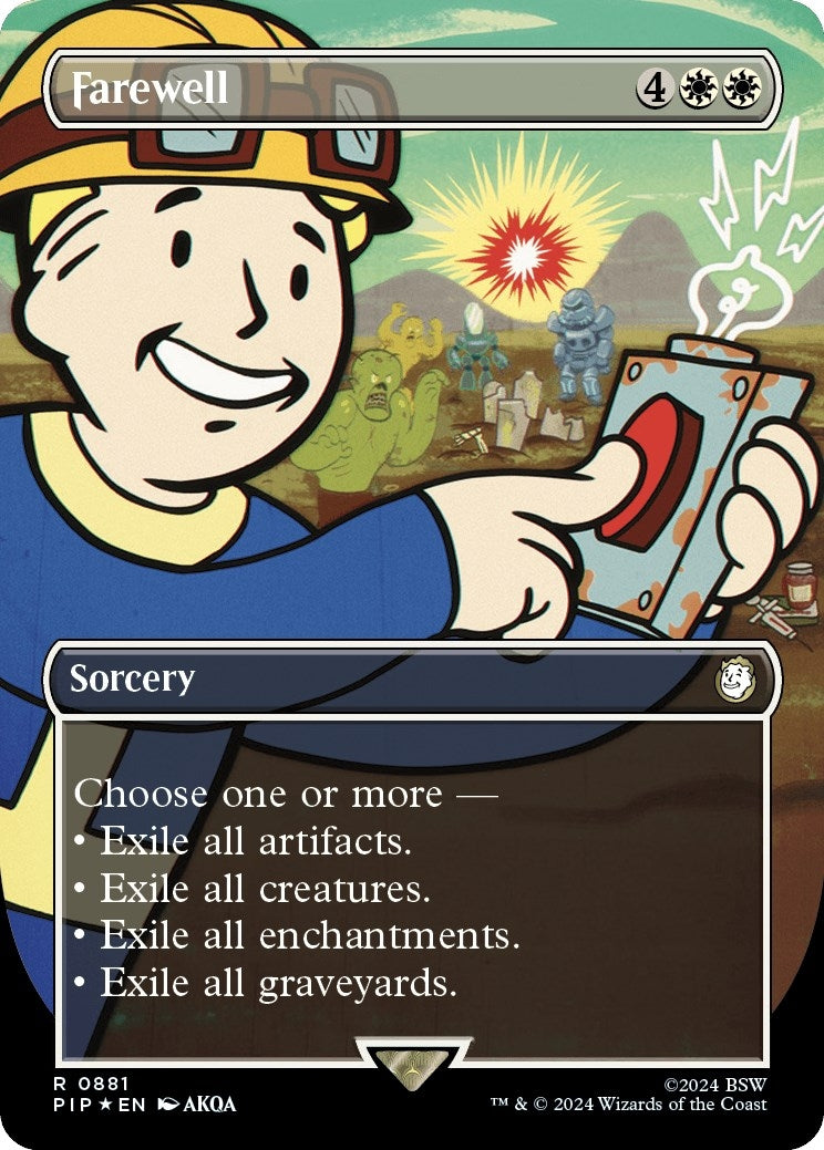 Image for Farewell (Borderless) (Surge Foil) (881) (PIP) - Magic: The Gathering