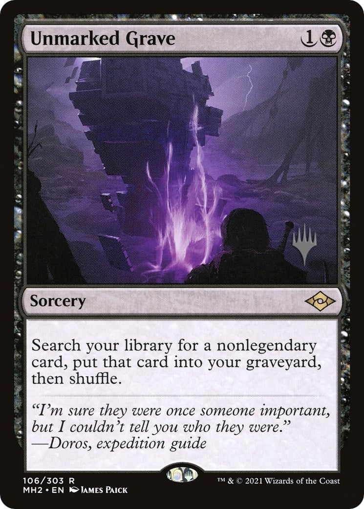 Image for Unmarked Grave (106) (PPMKM) - Magic: The Gathering