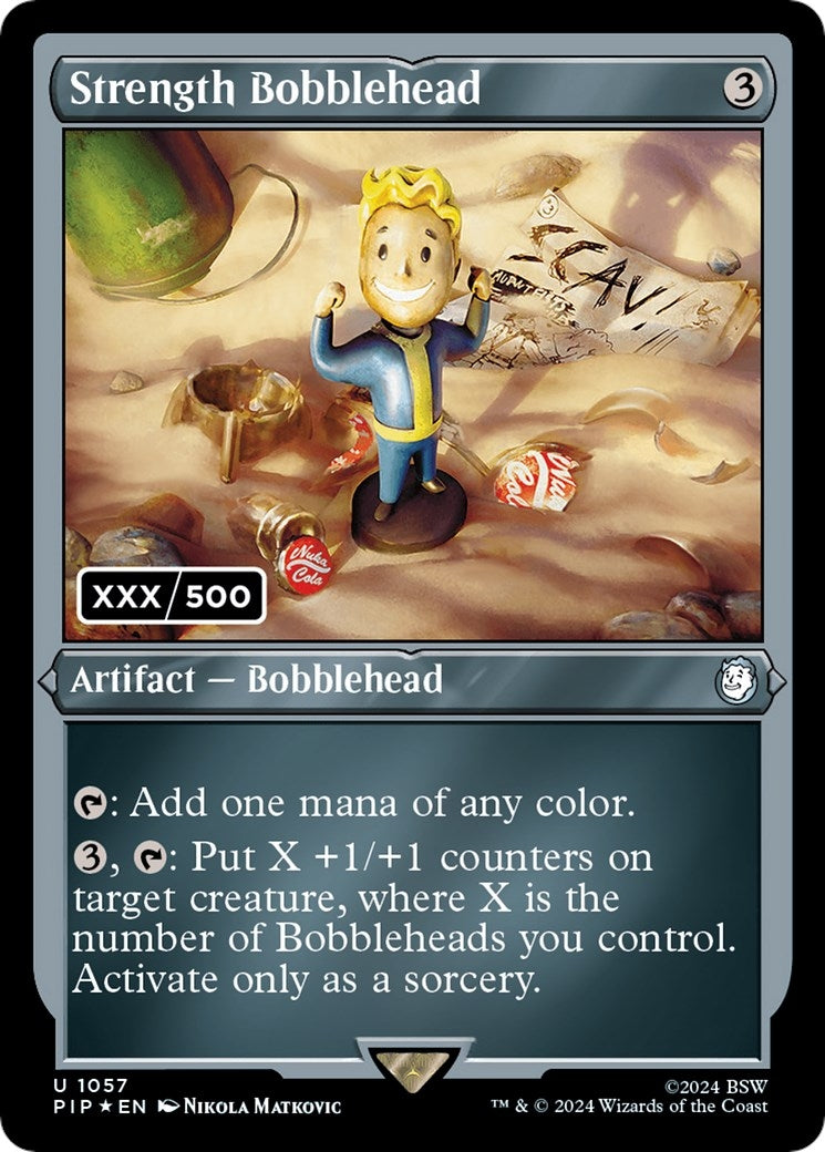 Image for Strength Bobblehead (Serial Numbered) (1057) (PIP) - Magic: The Gathering