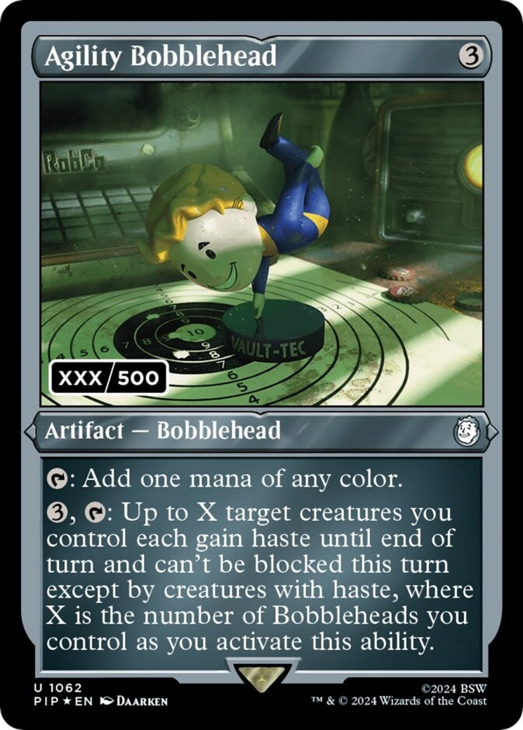 Image for Agility Bobblehead (Serial Numbered) (1062) (PIP) - Magic: The Gathering
