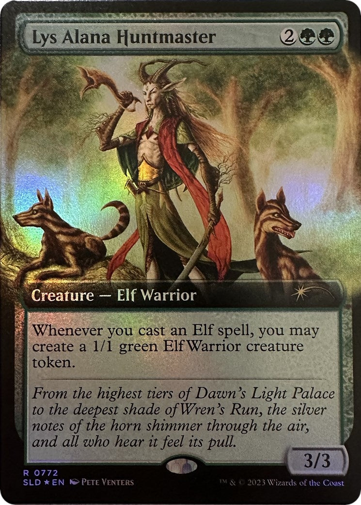 Image for Lys Alana Huntmaster (Extended Art) (772) (SLD) - Magic: The Gathering