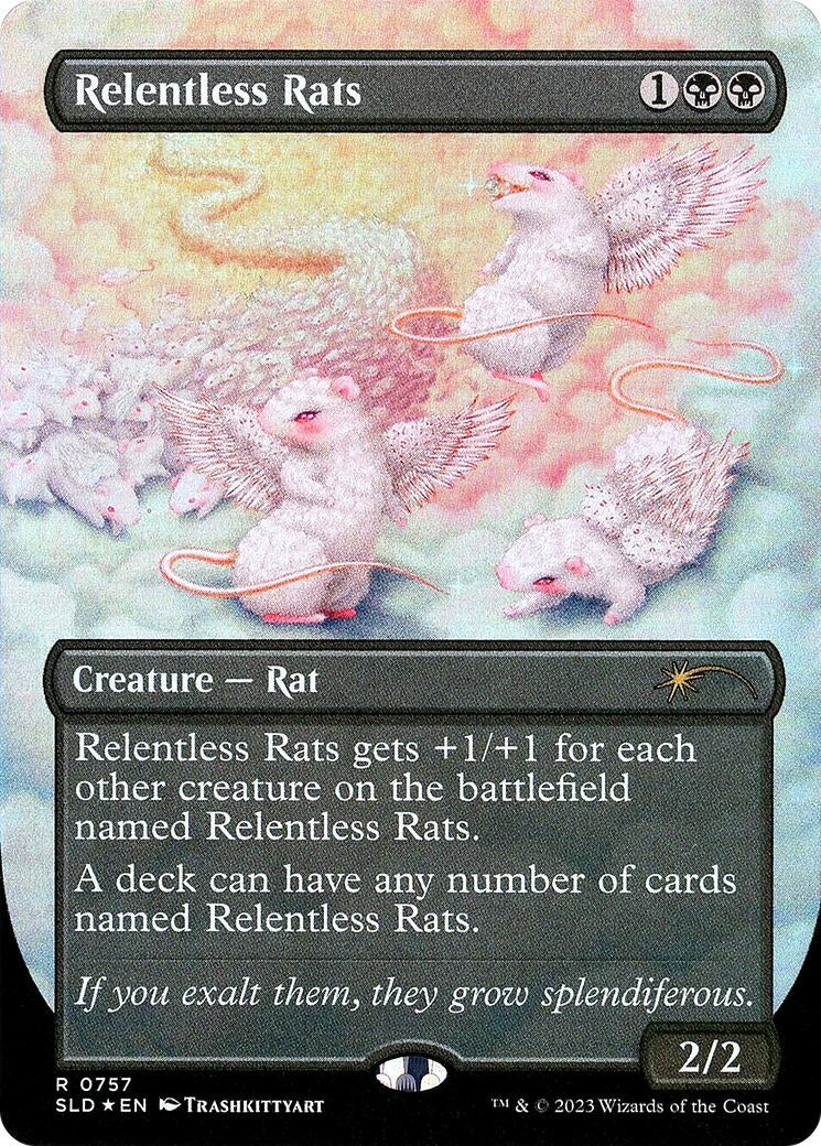 Image for Relentless Rats (757) (757) (SLD) - Magic: The Gathering