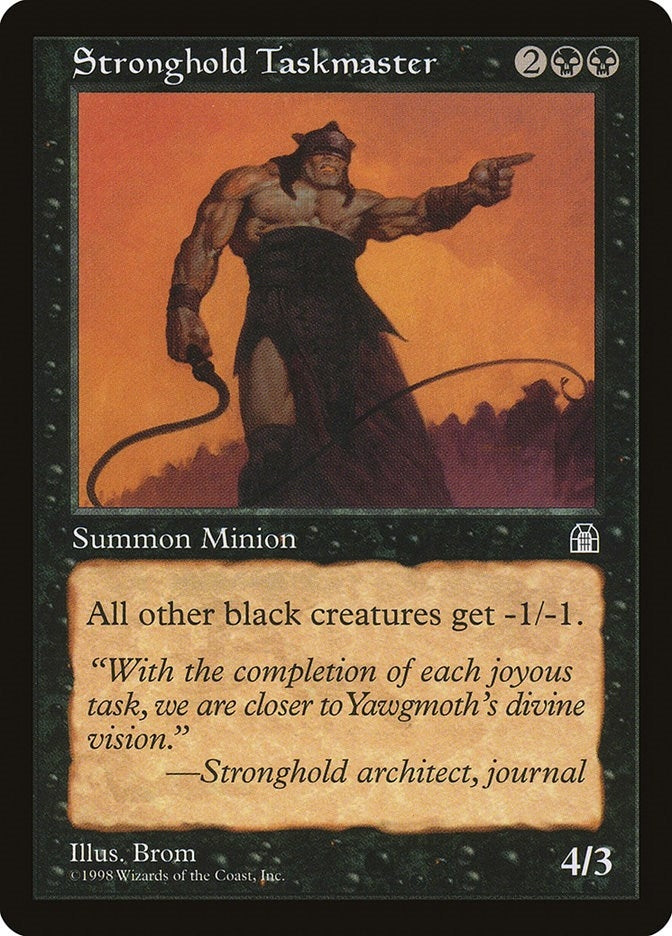 Image for Stronghold Taskmaster (STH) - Magic: The Gathering