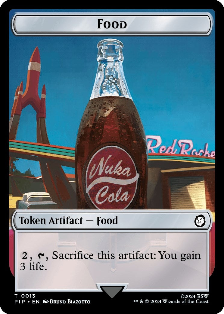 Image for Food (0013) // Soldier (0004) Double-Sided Token (13 // 4) (PIP) - Magic: The Gathering